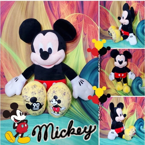 Build-A-Bear Workshop Mickey Mouse Disney 90th Anniversary Stuffed Plush/Toy - Picture 8 of 8